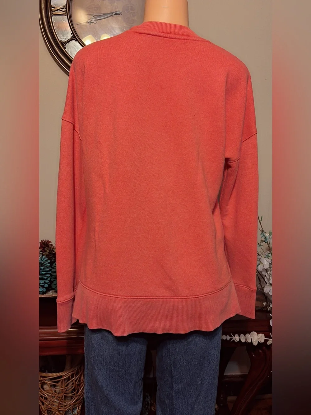 Women's Coral Scoopneck Sweater - Relaxed Everyday Pullover